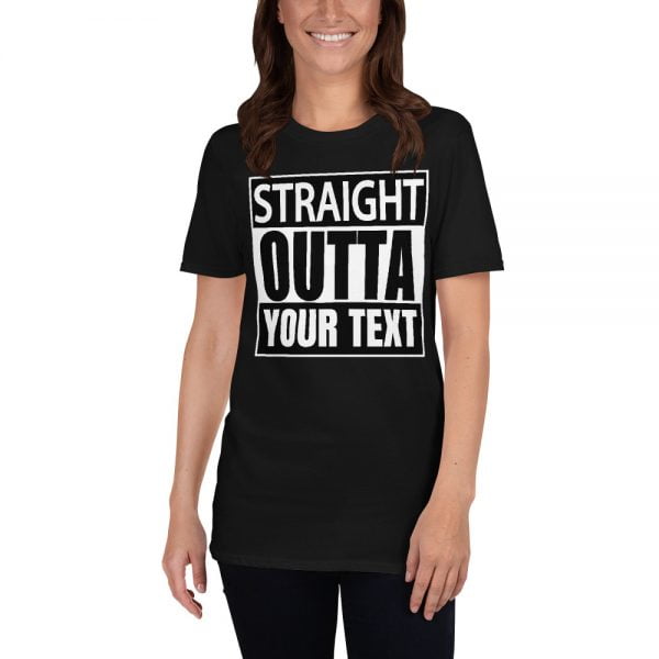 Visual Value Straight Outta Short-Sleeve Unisex T-Shirt - Image 2