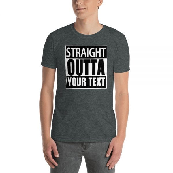 Visual Value Straight Outta Short-Sleeve Unisex T-Shirt - Image 3